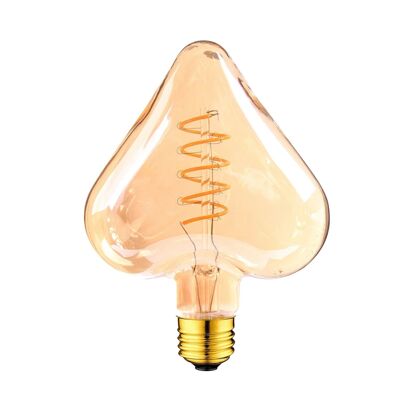 LED Soft Light Heart E27 4W Filament Glas Retro Warmweiß~1044