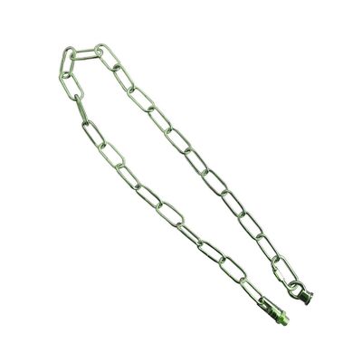 Lustre à suspension en laiton vert vintage avec rallonge de chaîne, plafonnier ~ 1056