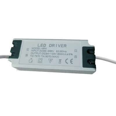 Luz de techo LED de fuente de alimentación de conector de CC de alta potencia de corriente constante 600mA ~ 1061