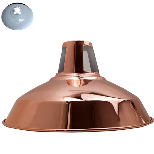 Barn Sloted Rose Gold lampshade~1067