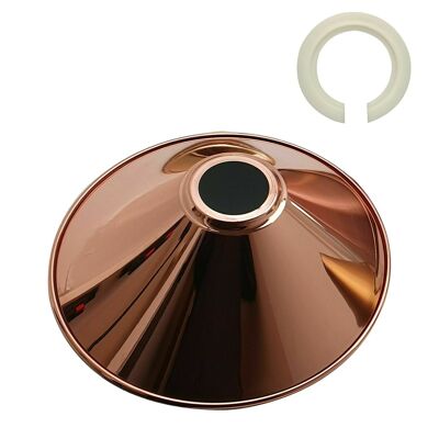 Modern Metal Rose Gold Easy FitLampshade~1094