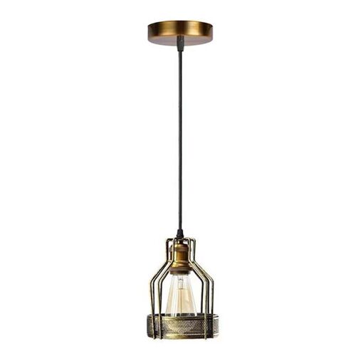 Lampshade Modern Ceiling Pendant Brass Chandelier Light~3176