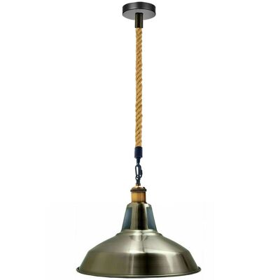 Industrial Modern Retro Vintage Style Ceiling Pendant Light Chandelier Lampshade~1129 - yes - Stain Nickel