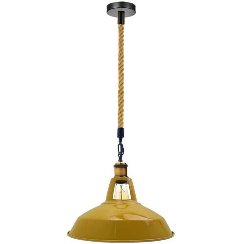 Industrial Modern Retro Vintage Style Ceiling Pendant Light Chandelier Lampshade~1129 - No - Yellow