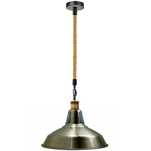 Industrial Modern Retro Vintage Style Ceiling Pendant Light Chandelier Lampshade~1129 - No - Stain Nickel