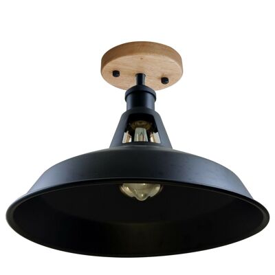Retro Vintage Industrial Flush Mount Ceiling Fittings Light Lamp~1136 - No