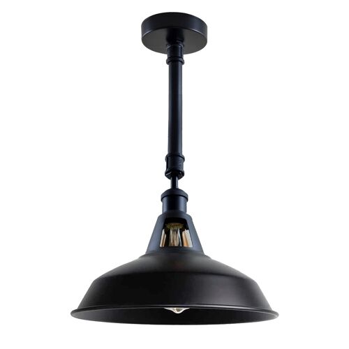 Black Metal Lampshade Industrial Retro Lighting Ceiling Light~1140