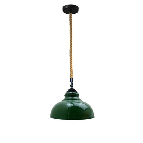 Retro Vintage Style Metal Ceiling Hanging Pendant Light~1168 - Green - No