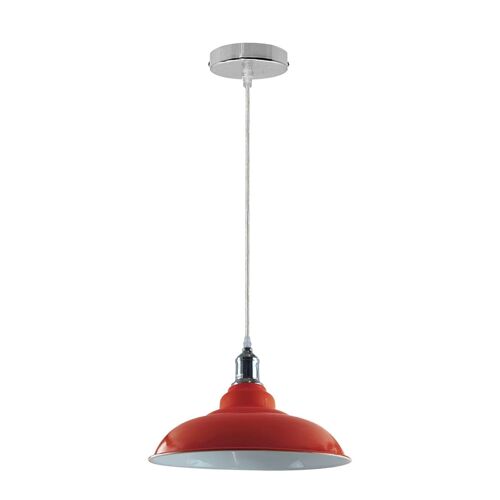 New Vintage Pendant Ceiling Shade Industrial Chandelier Flush mount Lighting UK~1176 - Orange - Without Bulb