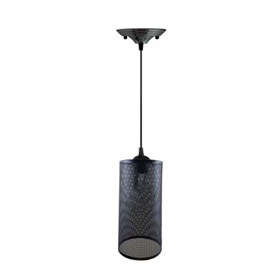 Ceiling Rose Hanging Flush mount Pendant Lamp Shade Light Fitting Lighting Kit~1185 - Black - Without Bulb