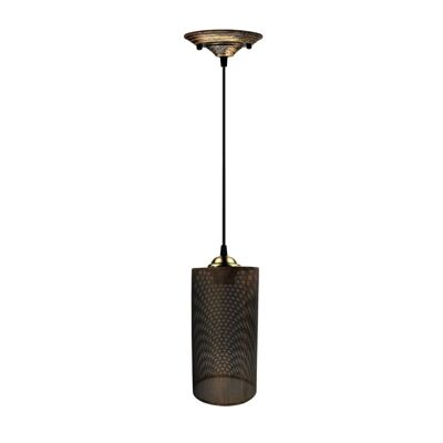 Deckenrosette zum Aufhängen, Unterputz-Anhänger, Lampenschirm, Beleuchtungsset ~ 1185 – gebürstetes Kupfer – ohne Glühbirne