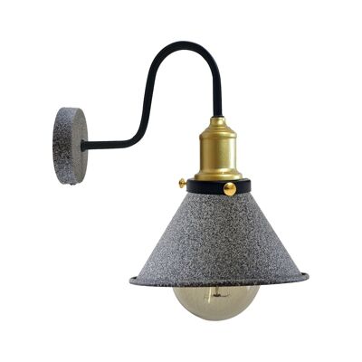 Modern Industrial Vintage Retro Rustic Sconce Wall Light Lamp Fitting Fixture UK~1201 - With Bulb