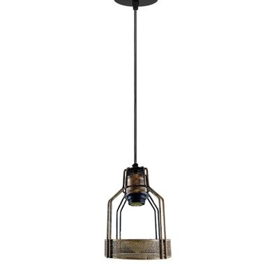 Lampada a sospensione per interni da cucina a sospensione da soffitto industriale retrò vintage Illuminazione a gabbia per uccelli ~ 1202 - Senza lampadina