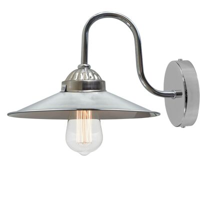 Modern Retro Wall Mounted Metal Sconce Light Indoor Kitchen Island Lamp Fixture~1205 - Flat - With Bulb