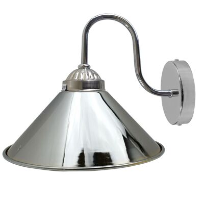 Moderne Retro-Wandleuchte aus Metall für den Innenbereich, Kücheninsel, Leuchte ~ 1205 – Kegel – ohne Glühbirne