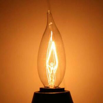 Vintage Retro C35 Candle Light Bulb Edison Filament Style 60W Candle Lamp ~ 1224 - Pack 3 5