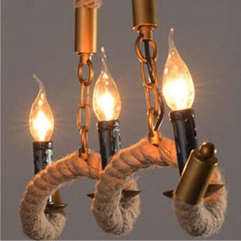 Vintage Retro C35 Candle Light Bulb Edison Filament Style 60W Candle Lamp ~ 1224 - Pack 3 8