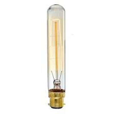 Vintage Filament Glühlampe Edison hohe Glühbirne dimmbar B22 E27 Dekorative Industrieleuchte ~ 1225 - T130 B22