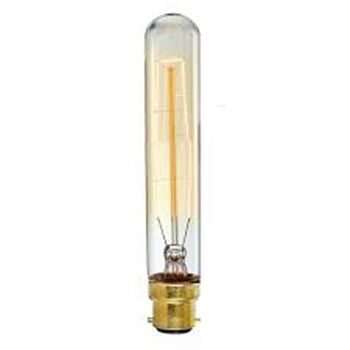 Vintage Filament Incandescent Edison Tall Bulb Dimmable B22 E27 Lumière industrielle décorative ~ 1225 - T130 B22 1