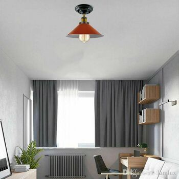 Plafonnier Vintage Shades Metal Shaded Design Indoor Lighting ~ 1227 - Blanc - Sans ampoule 5