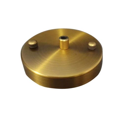 Front Fitting Single Point Yellow Brass Color Outlet Ceiling~1232