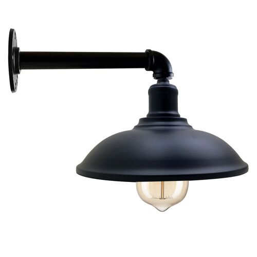 Wall Mounted Water Pipe Light Sconce Wall Light Fixture Indoor Light Fitting Metal Lamp Shade Dining Room Hallway Corridor Loft Basement Restaurant~1244 - With Bulb - Bowl