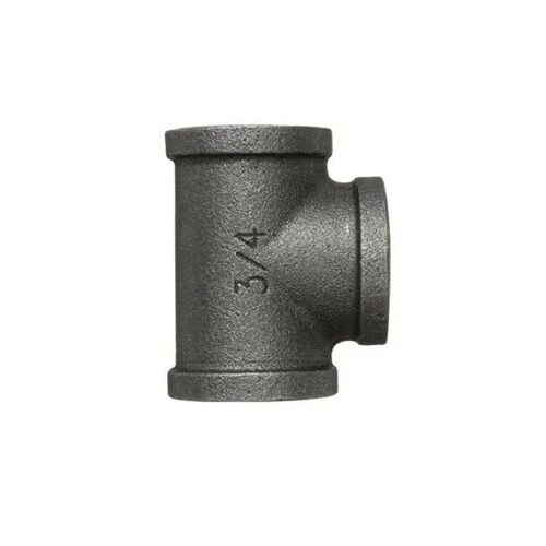 BLACK MALLEABLE IRON PIPE FITTING BSP 3/4" - JOINT CONNECTORS~1247 - Tee Connector