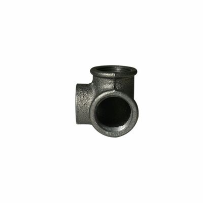 BLACK MALLEABLE IRON PIPE FITTING BSP 3/4" - JOINT CONNECTORS~1247 - 3-way connector
