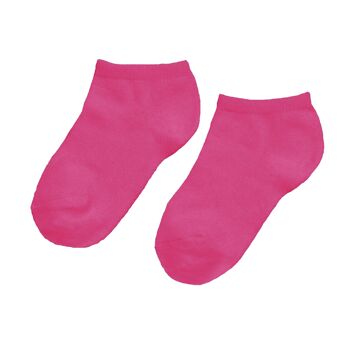 iN ControL 2pack chaussettes baskets basiques - fuchsia 1