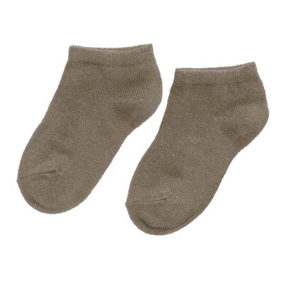 iN ControL 2pack chaussettes sneaker basiques - sable foncé