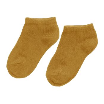 iN ControL 2pack chaussettes sneaker basiques - jaune doré 1