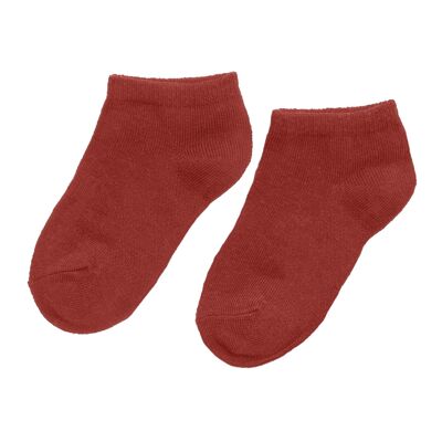 iN ControL 2pack basic sneaker socks - rust
