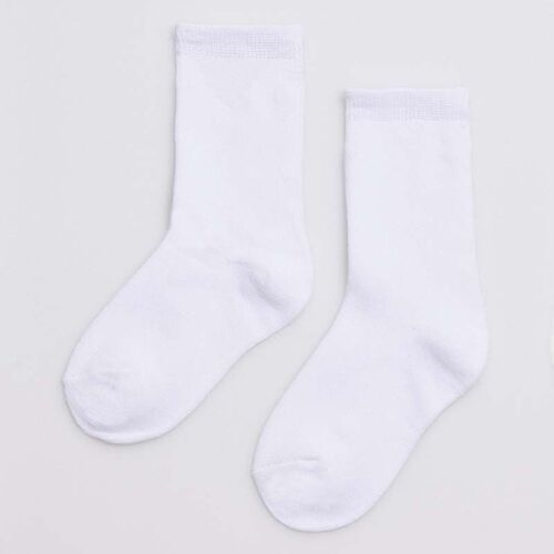 iN ControL 2pack basic socks - white