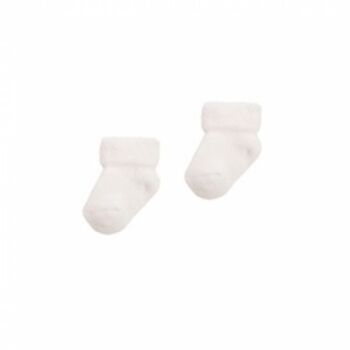 882 lot de 2 chaussettes naissance TERRY blanc