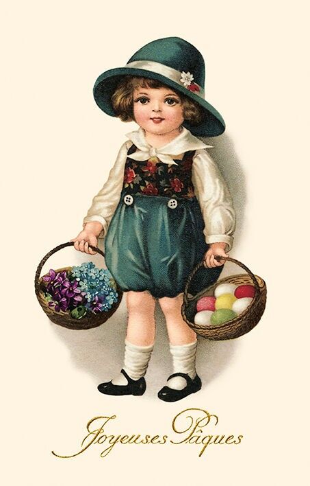 Cartolina del giorno di Pasqua