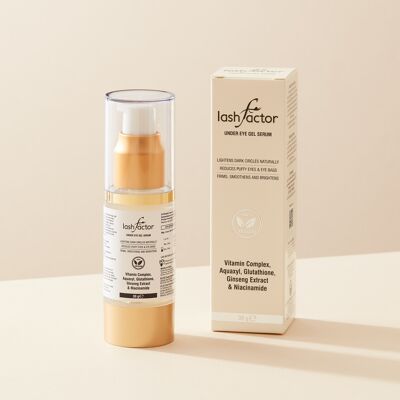 LASHFACTOR SÉRUM GEL SOUS LES YEUX (Pack unique) - 30g