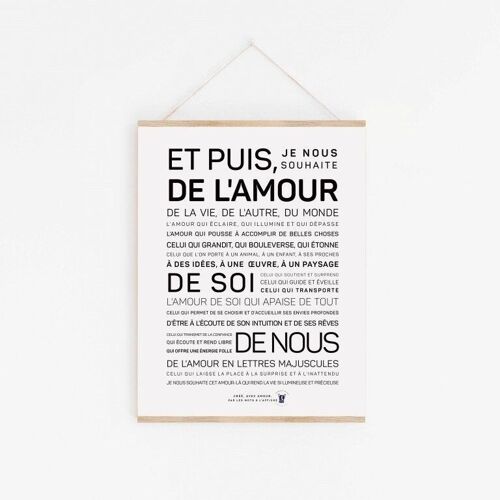 Affiche Et puis, de l'amour - A3