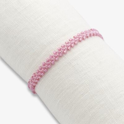 Armband miyuki kralen Katy roze
