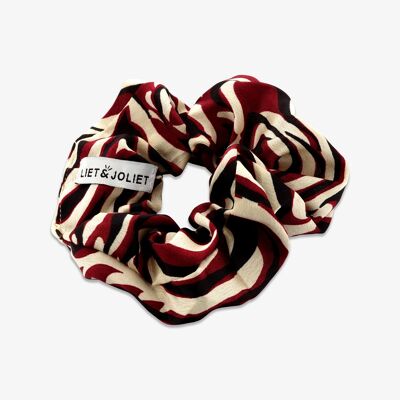 Scrunchie satin Wild rood