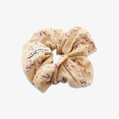 Scrunchie Ruby creme/lila