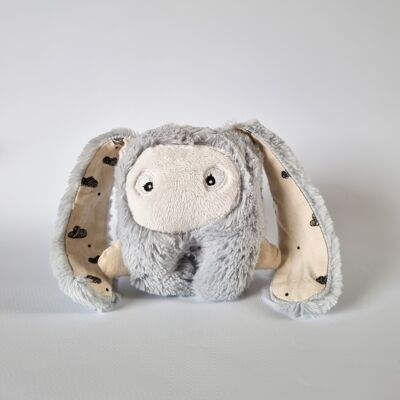 Rabbit soft toy Mini-creature gray