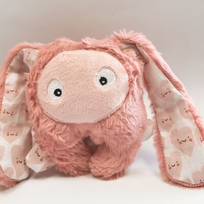 Rabbit soft toy Mini-critter old pink