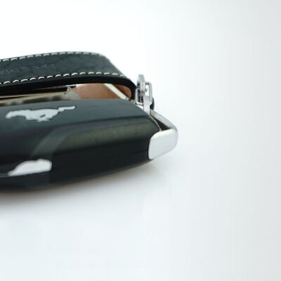 Key Organizer Leather Loop - Phantom Black