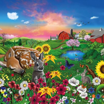 Peaceful Pastures  -   1000 Piece Jigsaw Puzzle