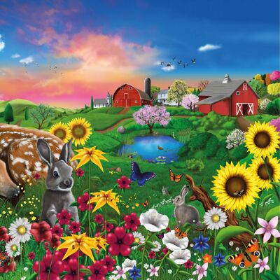 Peaceful Pastures - 500 Piece Jigsaw Puzzle