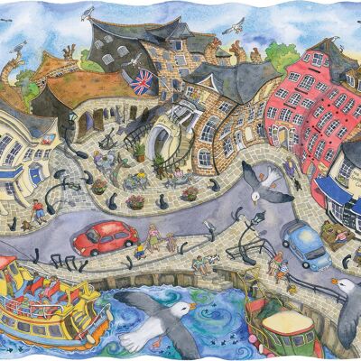 Poole Quay  - Wendy Brown 1000 Piece Jigsaw Puzzle