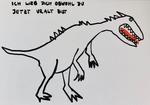 Karte Dinosaurier