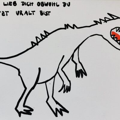 Karte Dinosaurier