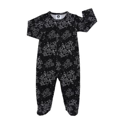 Rose Tattoo baby Sleepsuit