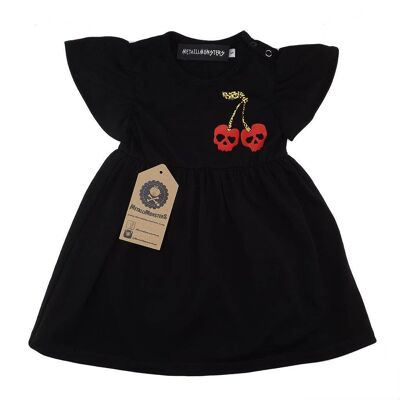 Black Cherry Skull Baby Dress